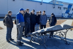 Технологический транспорт и специальная техника. Студенты в гостях у газовиков 